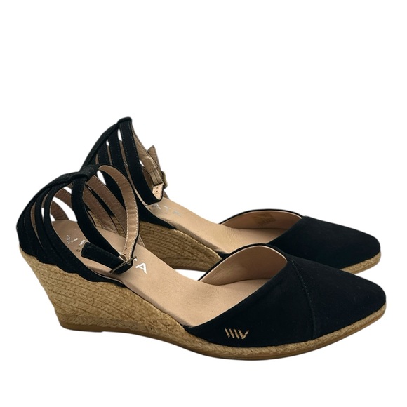 Viscata Barcelona Shoes - Viscata Barcelona, Made in Spain,‎ Ullastret Suede Espadrille Wedges